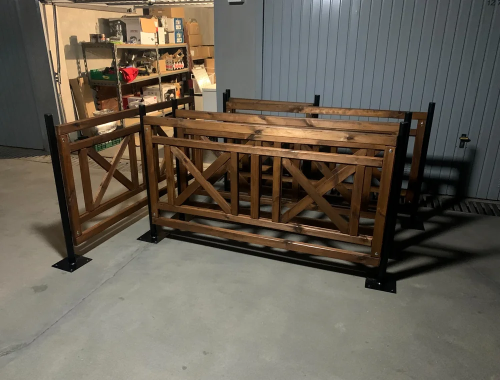 Realizacja drewnianej balustrady